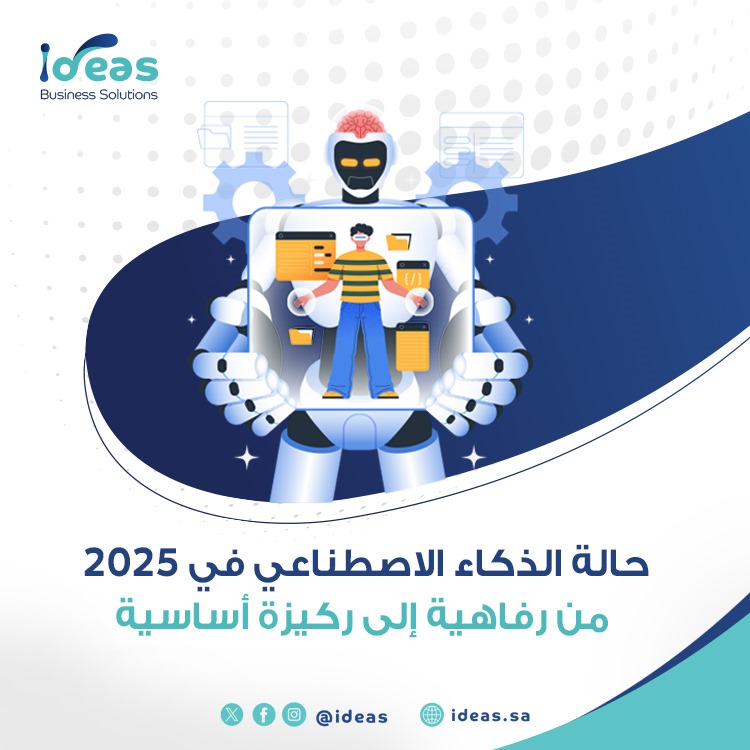 حالة الذكاء الاصطناعي في 2025: من رفاهية إلى ركيزة أساسية